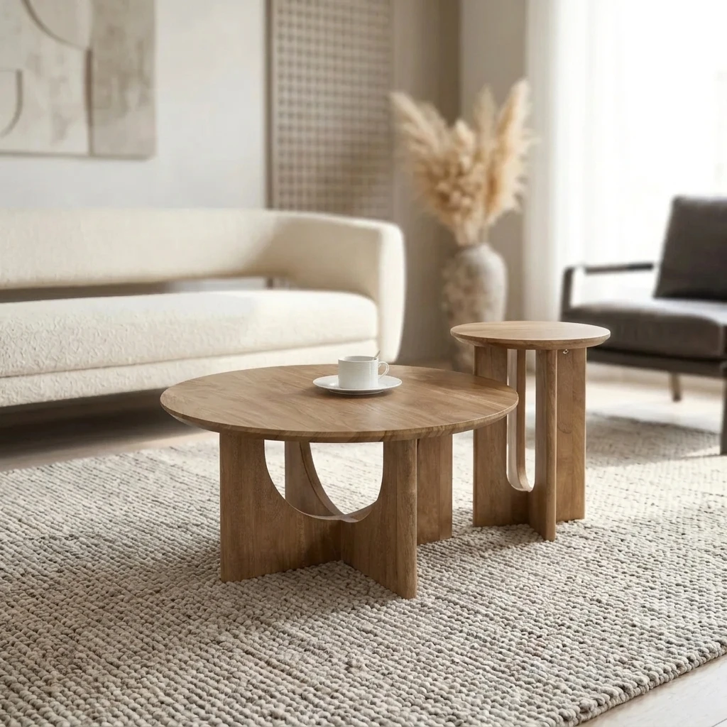 FH-KL60609AB Nesting Coffee Table Set