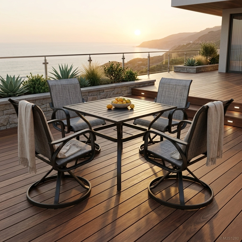 5-Piece Consumer-Grade Weatherproof Dining Set