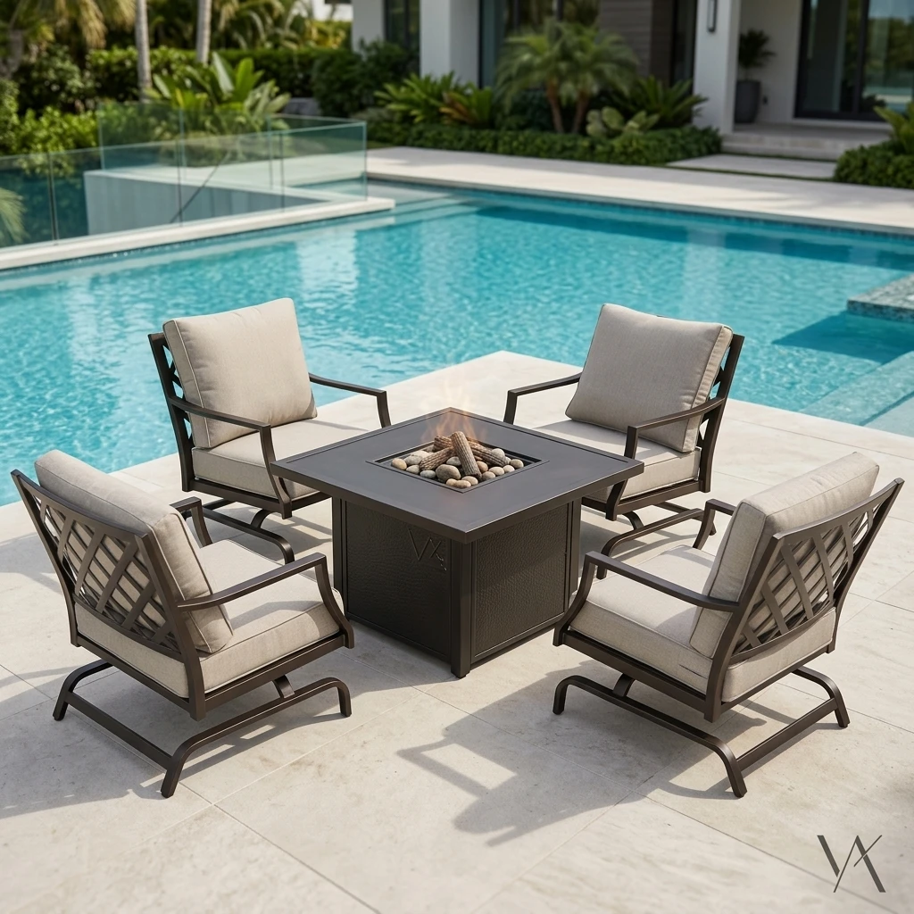 Poolside daytime view