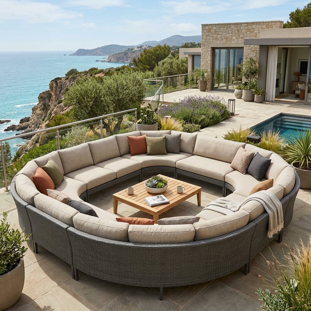 Curved & Modular Deep-Seating Concept